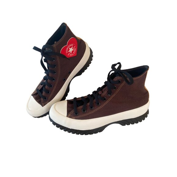 Converse Chuck Taylor Lugged 2.0 Sneaker Platform Brown Canvas 8 Men/Women 10 - Picture 13 of 14